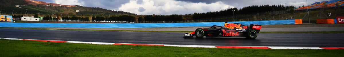 Max Verstappen en el circuito Istanbul Park en la edición del GP del 2020.