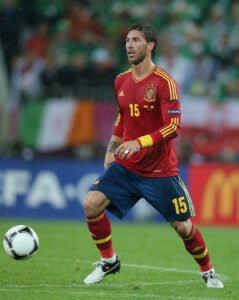 SERGIO RAMOS SPAIN ARENA GDANSK GDANSK POLAND 14 June 2012