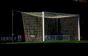 General view of the goalmouth