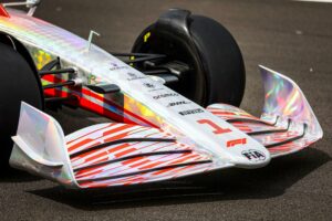 Silverstone, UK. 15th July, 2021. Reveal of the prototype for the 2022 F1 season, F1 Grand Prix of Great Britain at Silverstone Circuit on July 15, 2021 in Silverstone, United Kingdom. (Photo by HOCH ZWEI) Credit: dpa/Alamy Live News