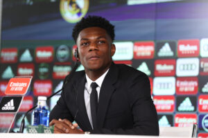 Aurelien Tchouameni's first press conference in Madrid