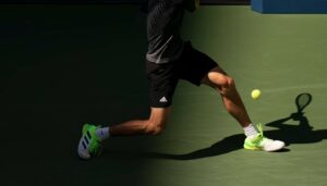 Sept. 6, 2021, New York, NYAlexander Zverev (GER) in his match against Jannik Sinner (ITA) on day seven of the 2021 US Open.Credit: Susan Mullane