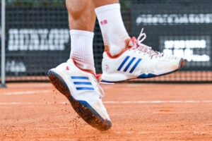 Rome, Italy. 16th May, 2017. Novak Djokovic of Serbia in action during the match between Aljaz Bedene of Great Britain during The Internazionali BNL d'Italia 2017 -  at Foro Italico on May 16, 2017 in Rome, Italy.