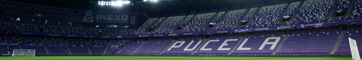 Una vista general dentro del Estadio Municipal José Zorrilla