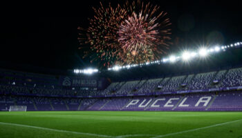 Una vista general dentro del Estadio Municipal José Zorrilla