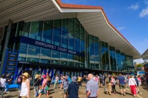 Margaret Court Arena for Australian Open 2020, a tennis venue at Melbourne Park, Melbourne, Australia